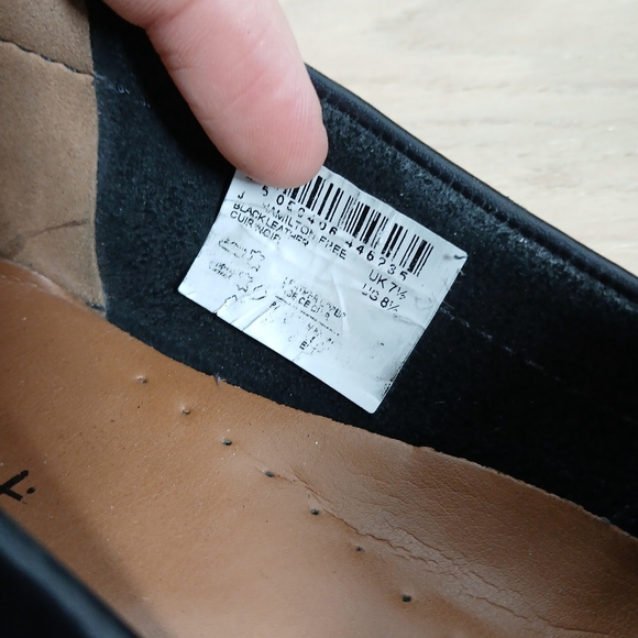 Cole Haan Clarks Collection Black Leather Driving Loafers Slip-On Loafers 728 main image 6